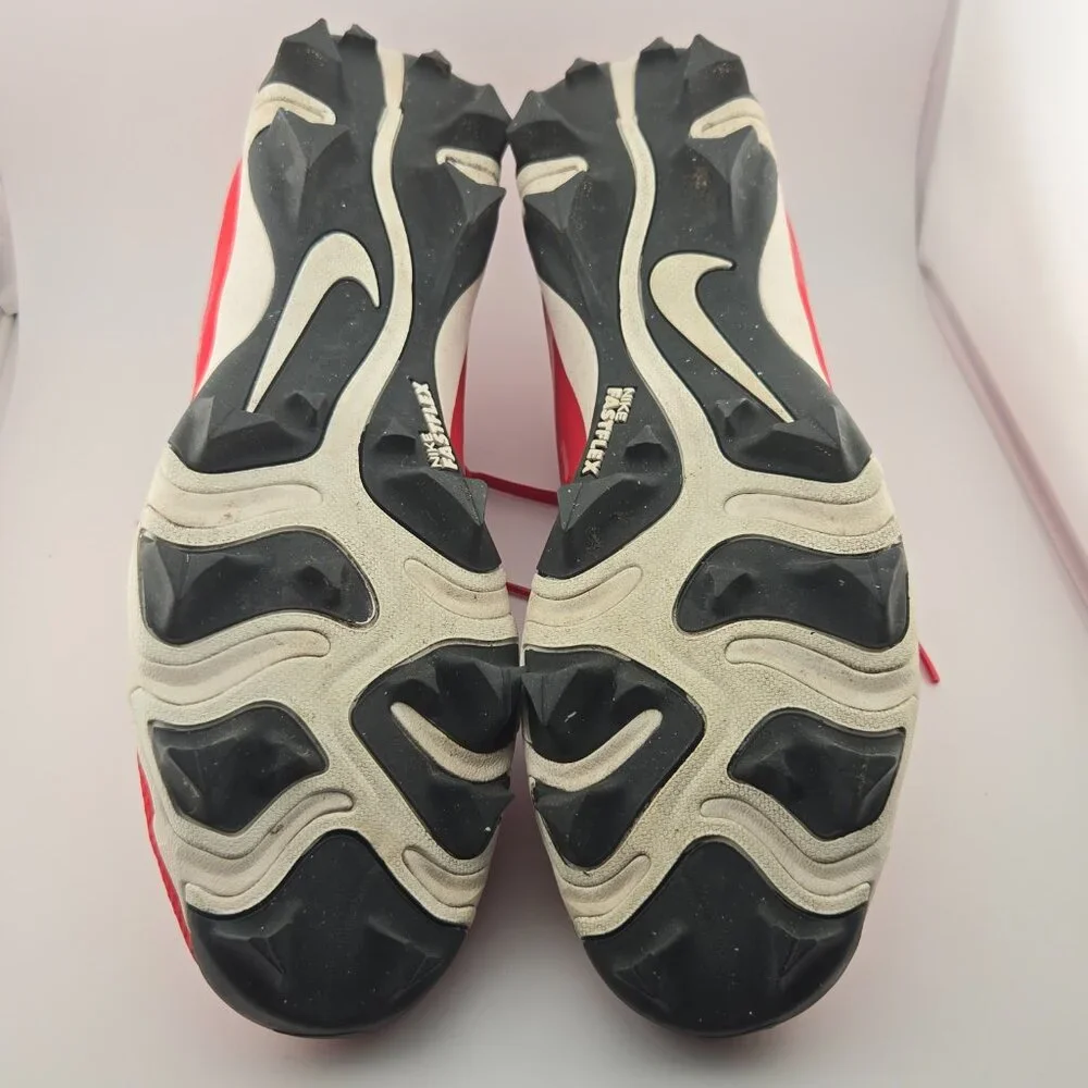 Nike Alpha Menace 3 Shark Football Cleats Red Men’s Size 12 CV0582-616